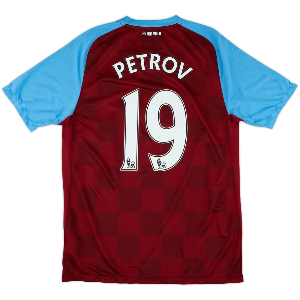 2011-12 Aston Villa Home Shirt Petrov #19 - 7/10 - (M)