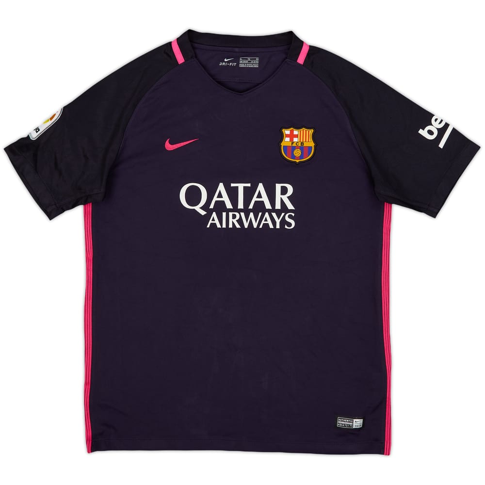 2016-17 Barcelona Away Shirt - 9/10 - (XL.Boys)