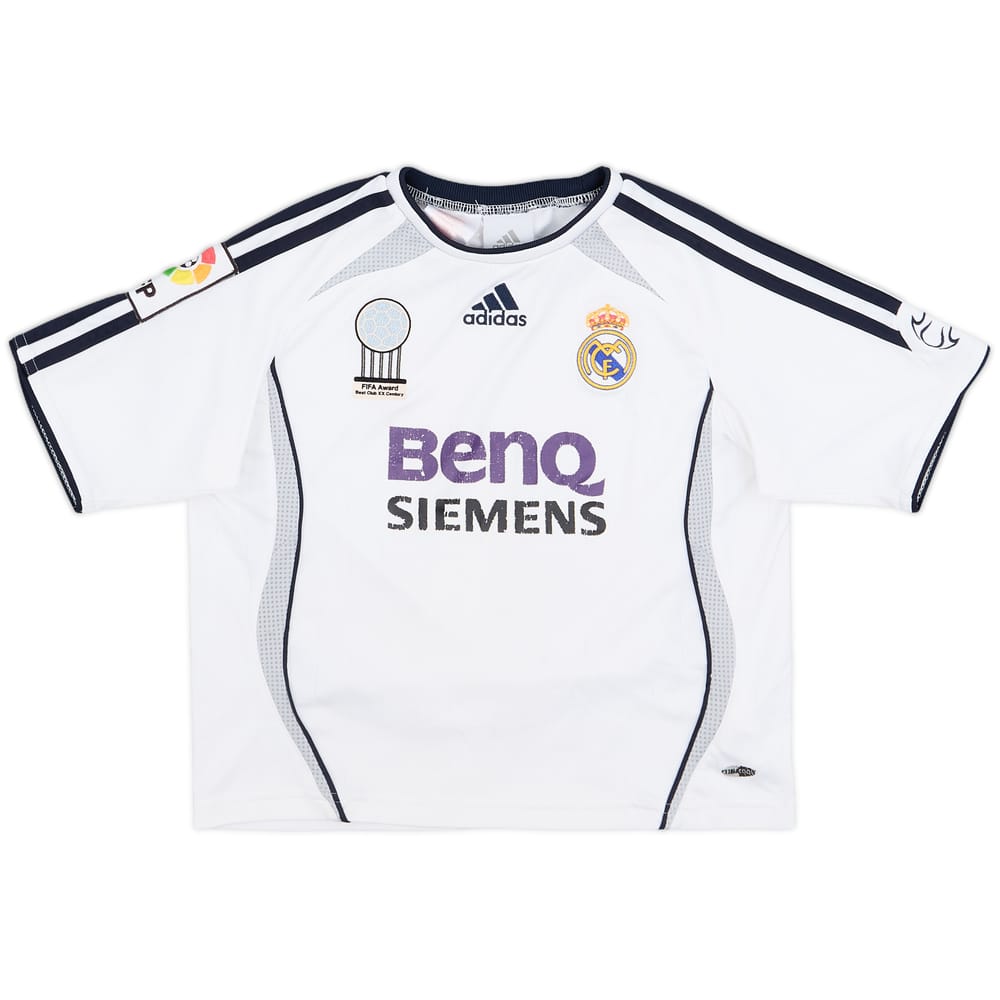 2006-07 Real Madrid Home Shirt - 6/10 - (5-6 Years)