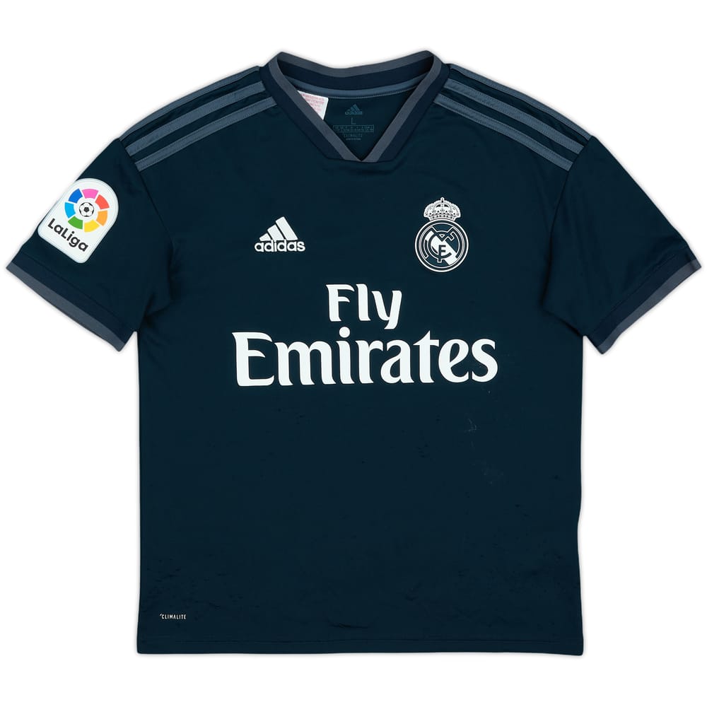 2018-19 Real Madrid Away Shirt - 8/10 - (L.Boys)