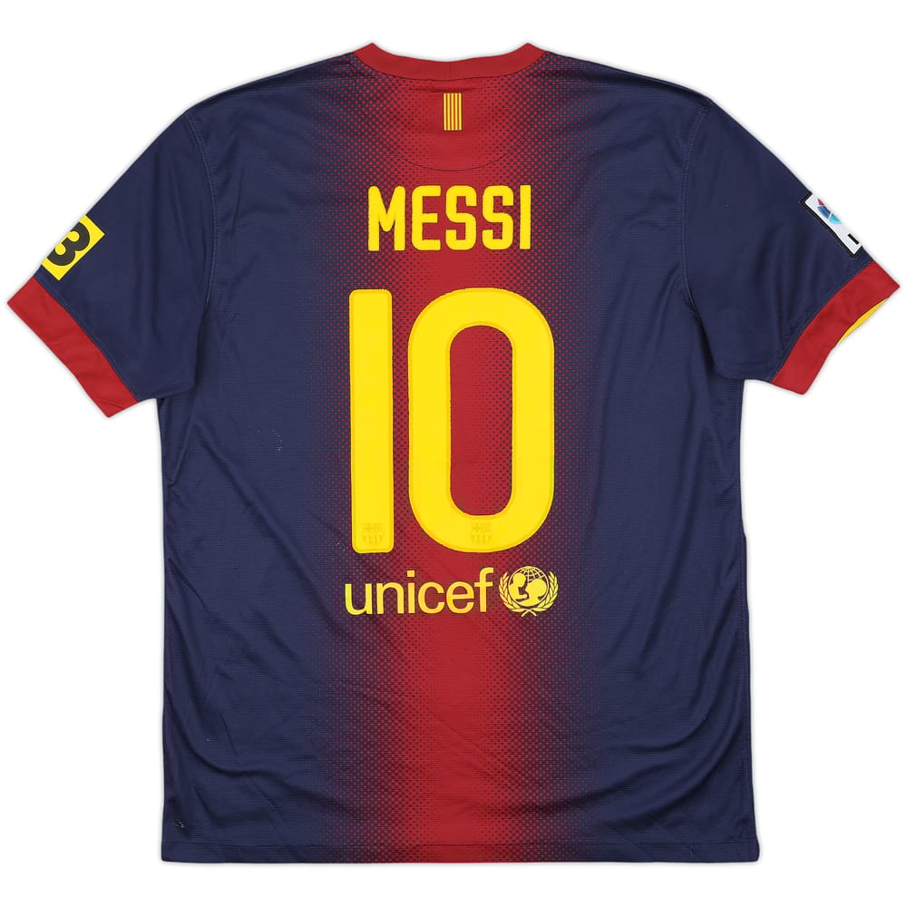2012-13 Barcelona Home Shirt Messi #10 - 8/10 - (L)