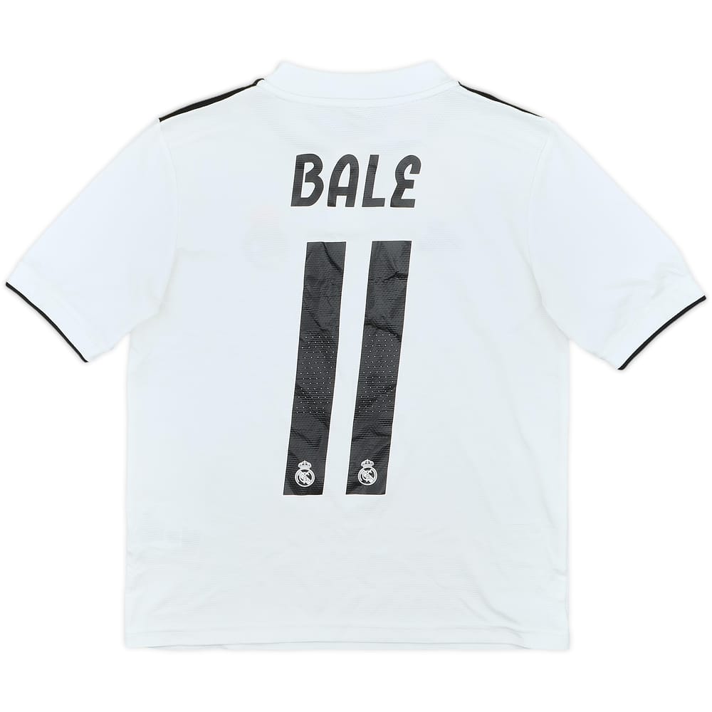 2018-19 Real Madrid Home Shirt Bale #11 - 8/10 - (M.Boys)