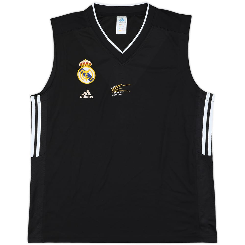 2002-03 Real Madrid adidas Centenary Training Vest - 9/10 - (XL)