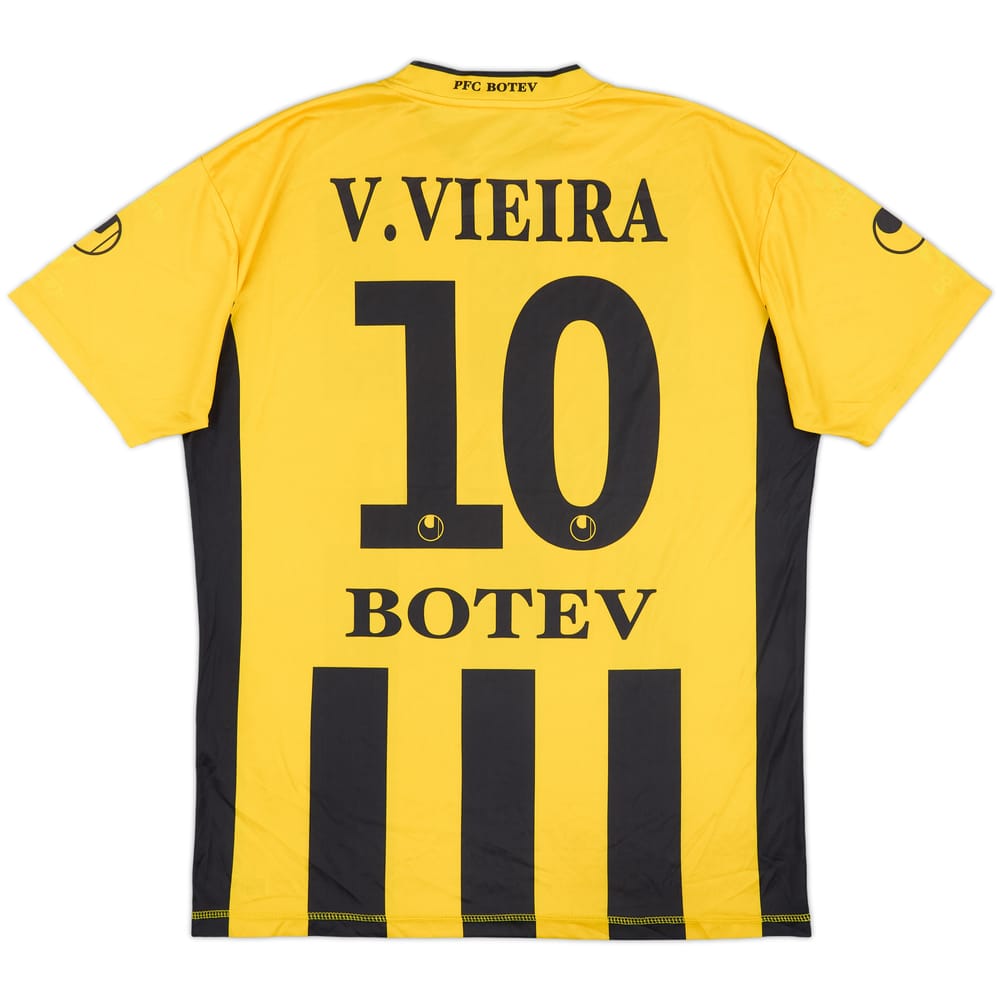 2013-14 Botev Plovdiv Home Shirt V.Vieira #10 - 6/10 - (XXL)