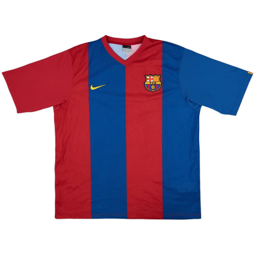 2006-07 Barcelona Basic Home Shirt - 9/10 - (XL)