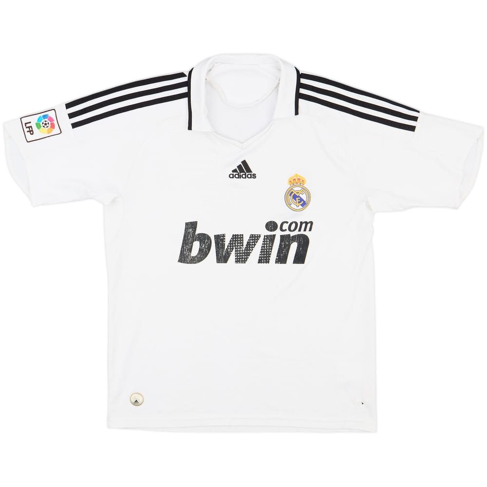 2008-09 Real Madrid Home Shirt - 6/10 - (XL.Boys)