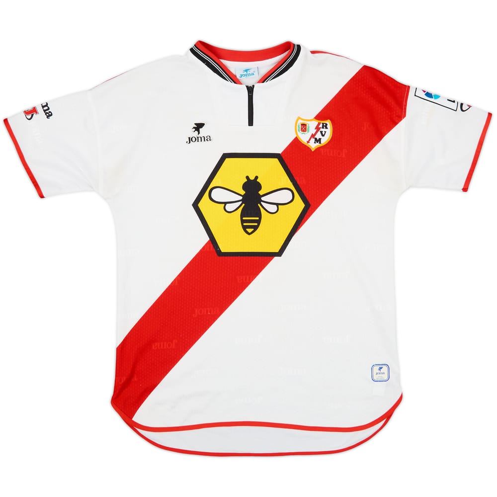 2000-01 Rayo Vallecano Home Shirt Cota #2 - 4/10 - (M)