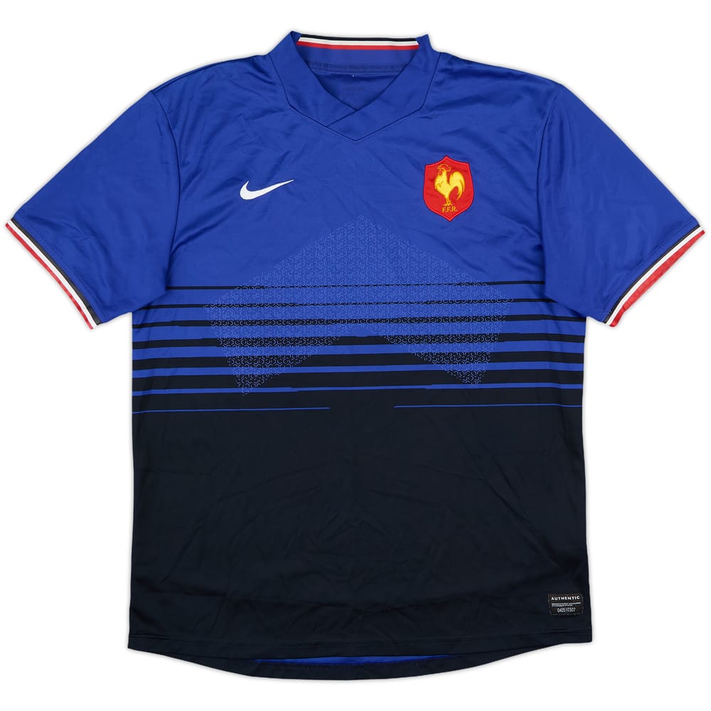 2011-12 France Rugby Home Shirt - 9/10 - (M/L)