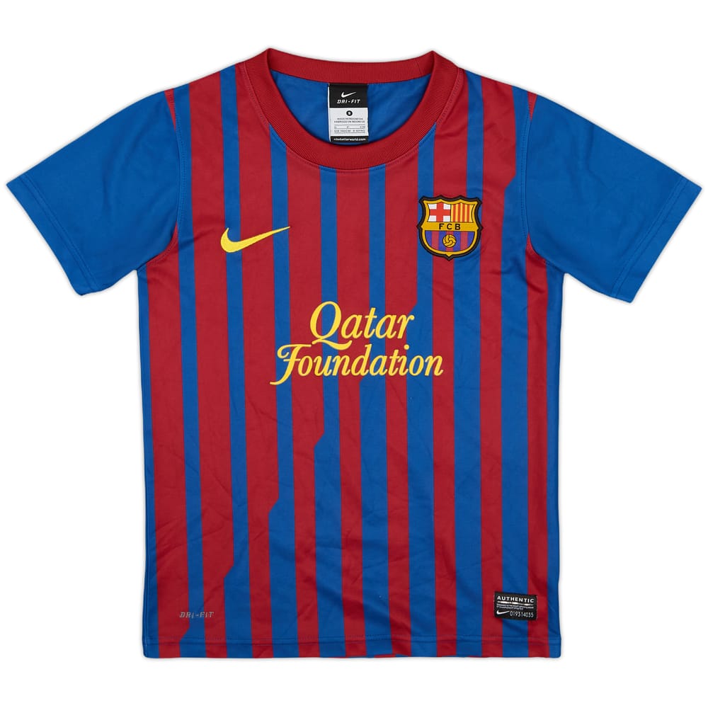 2011-12 Barcelona Basic Home Shirt - 9/10 - (S.Boys)
