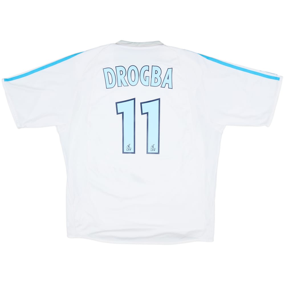 2003-04 Olympique Marseille Player Issue Home Shirt Drogba #11 - 6/10 - (XXL)