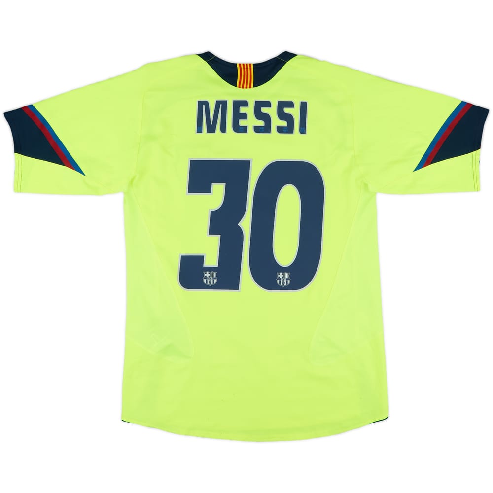 2005-06 Barcelona Away Shirt Messi #30 - 8/10 - (S)