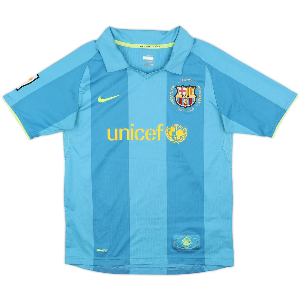 2007-09 Barcelona Away Shirt - 6/10 - (L.Boys)