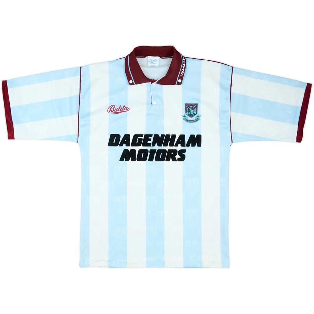 1992-93 West Ham Away Shirt - 8/10 - (S)