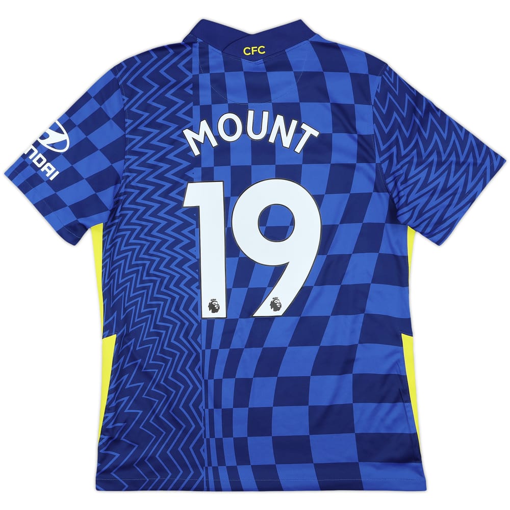 2021-22 Chelsea Home Shirt Mount #19 - 8/10 - (L)