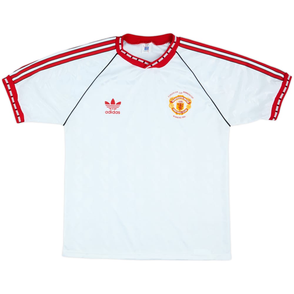1990-91 Manchester United European Cup Winners Cup Shirt - 9/10 - (L)