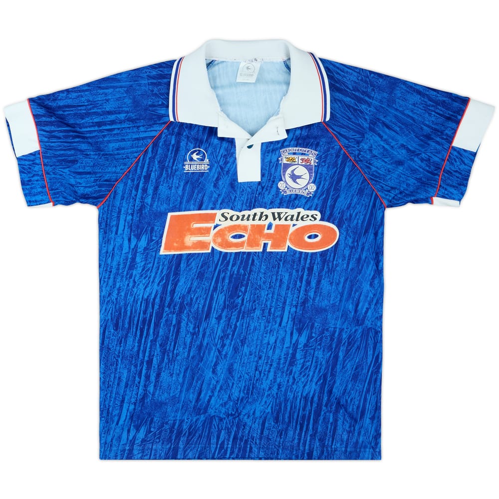 1992-93 Cardiff Home Shirt - 6/10 - (S)