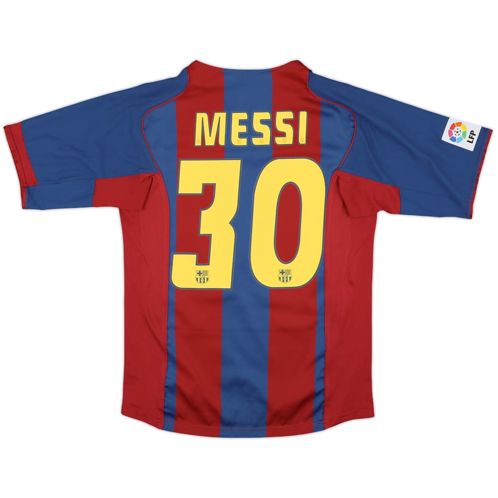 2004-05 Barcelona Home Shirt Messi #30 - 10/10 - (S)