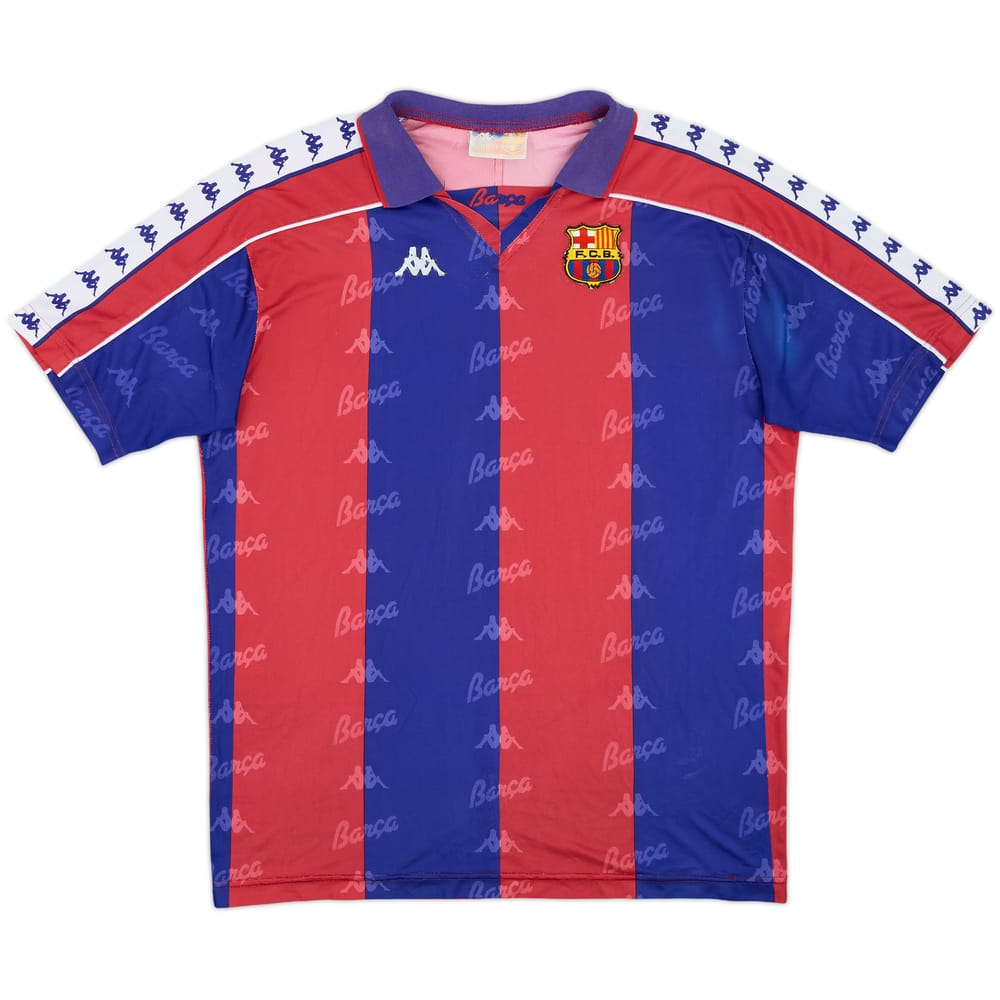 1992-95 Barcelona Home Shirt - 6/10 - (XL)