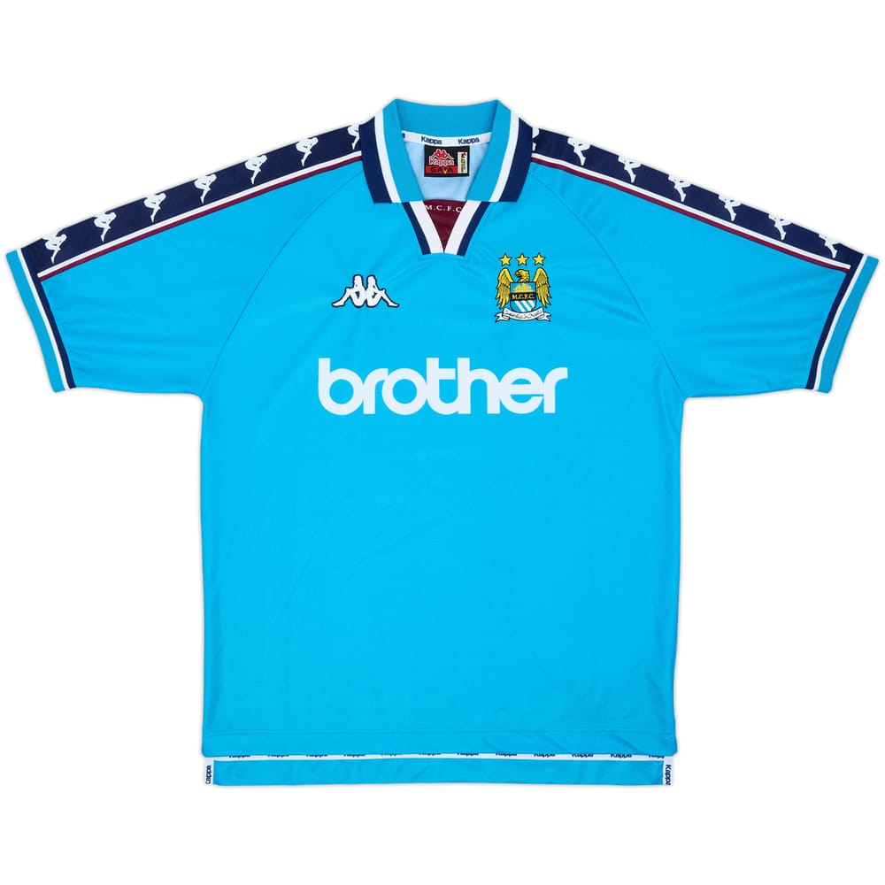 1997-99 Manchester City Home Shirt - 8/10 - (L)