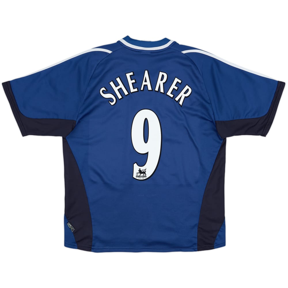 2001-02 Newcastle Away Shirt Shearer #9 - 8/10 - (L)