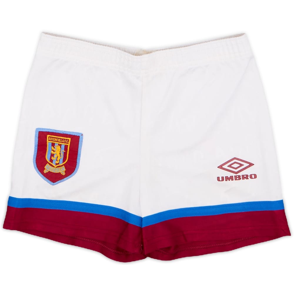 1992-93 Aston Villa Home Shorts - 6/10 - (S.Boys)