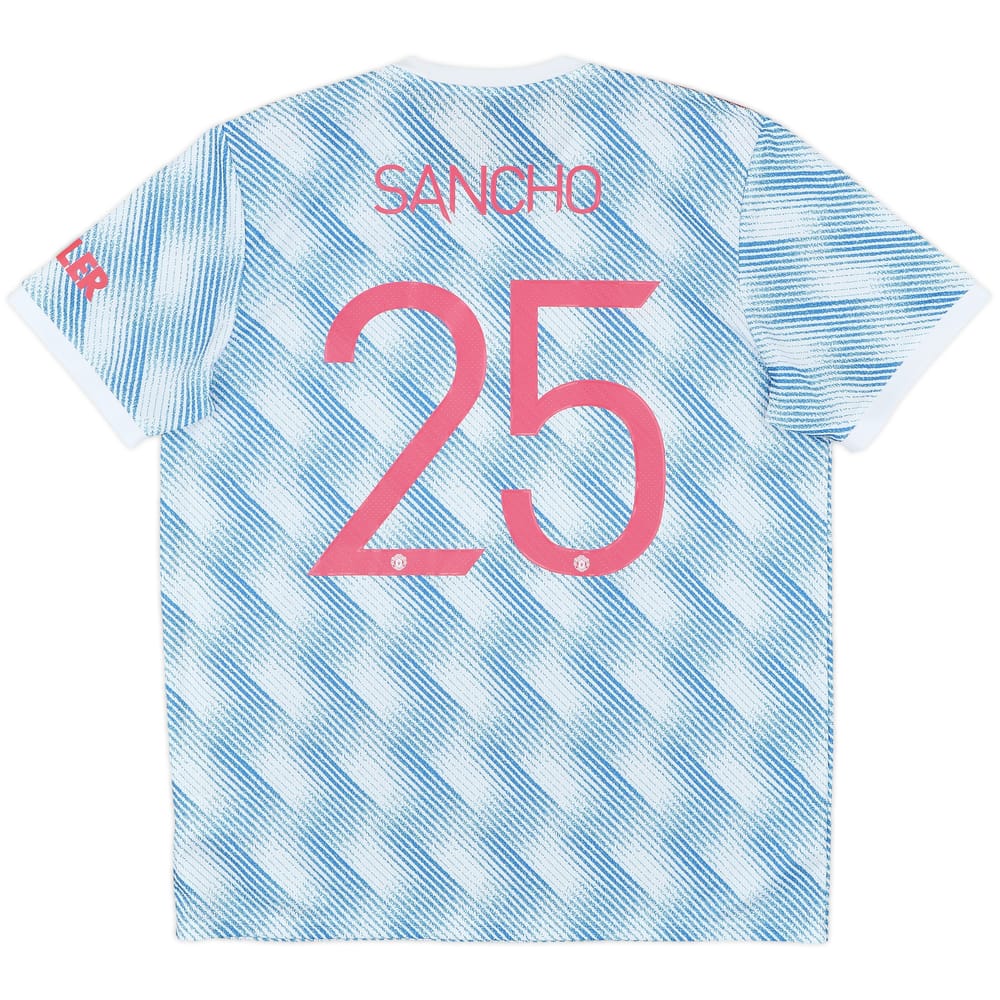 2021-22 Manchester United Away Shirt Sancho #25 - 9/10 - (XL)