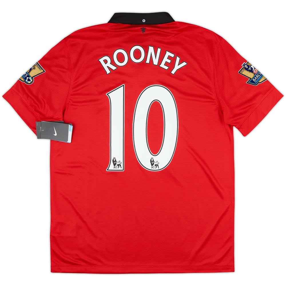 2013-14 Manchester United Home Shirt Rooney #10 (L)