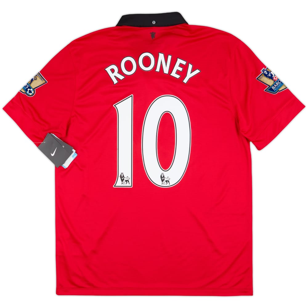 2013-14 Manchester United Home Shirt Rooney #10 (L)