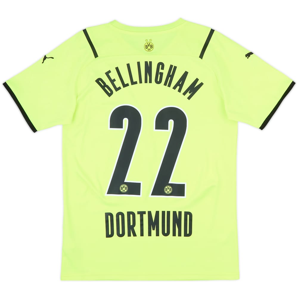 2021-22 Borussia Dortmund European Home Shirt Bellingham #22 - 9/10 - (S)