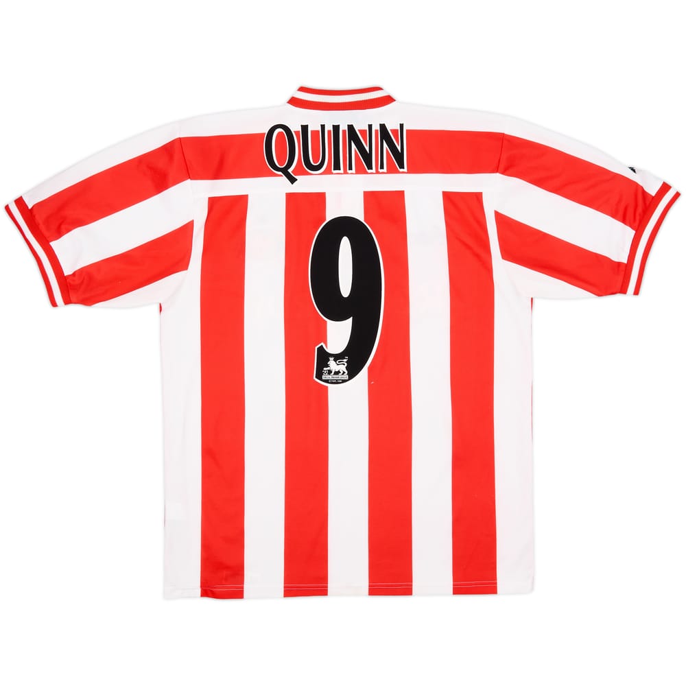 1999-00 Sunderland Home Shirt Quinn #9 - 8/10 - (M)