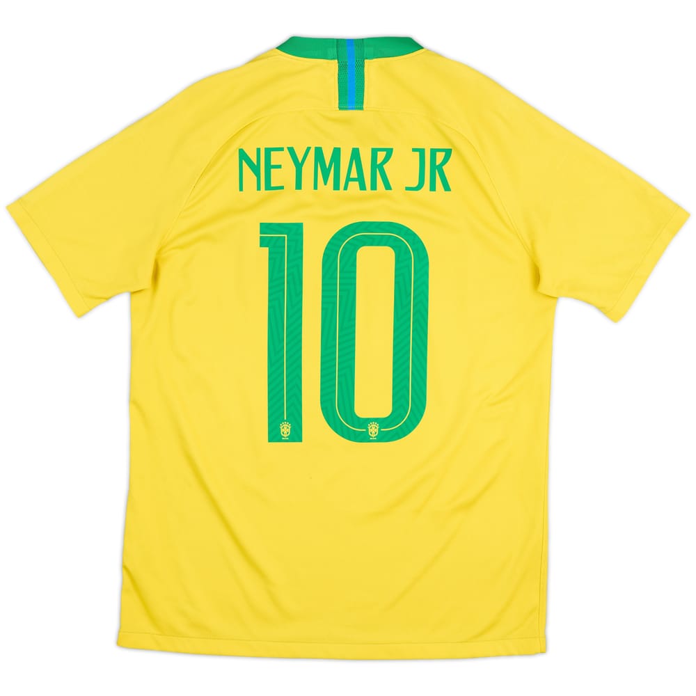 2018-19 Brazil Home Shirt Neymar #10 - 6/10 - (M)
