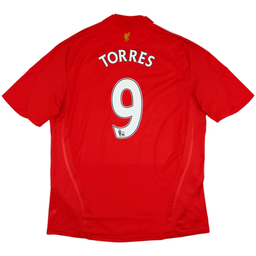 2008-10 Liverpool Home Shirt Torres #9 - 6/10 - (XL)