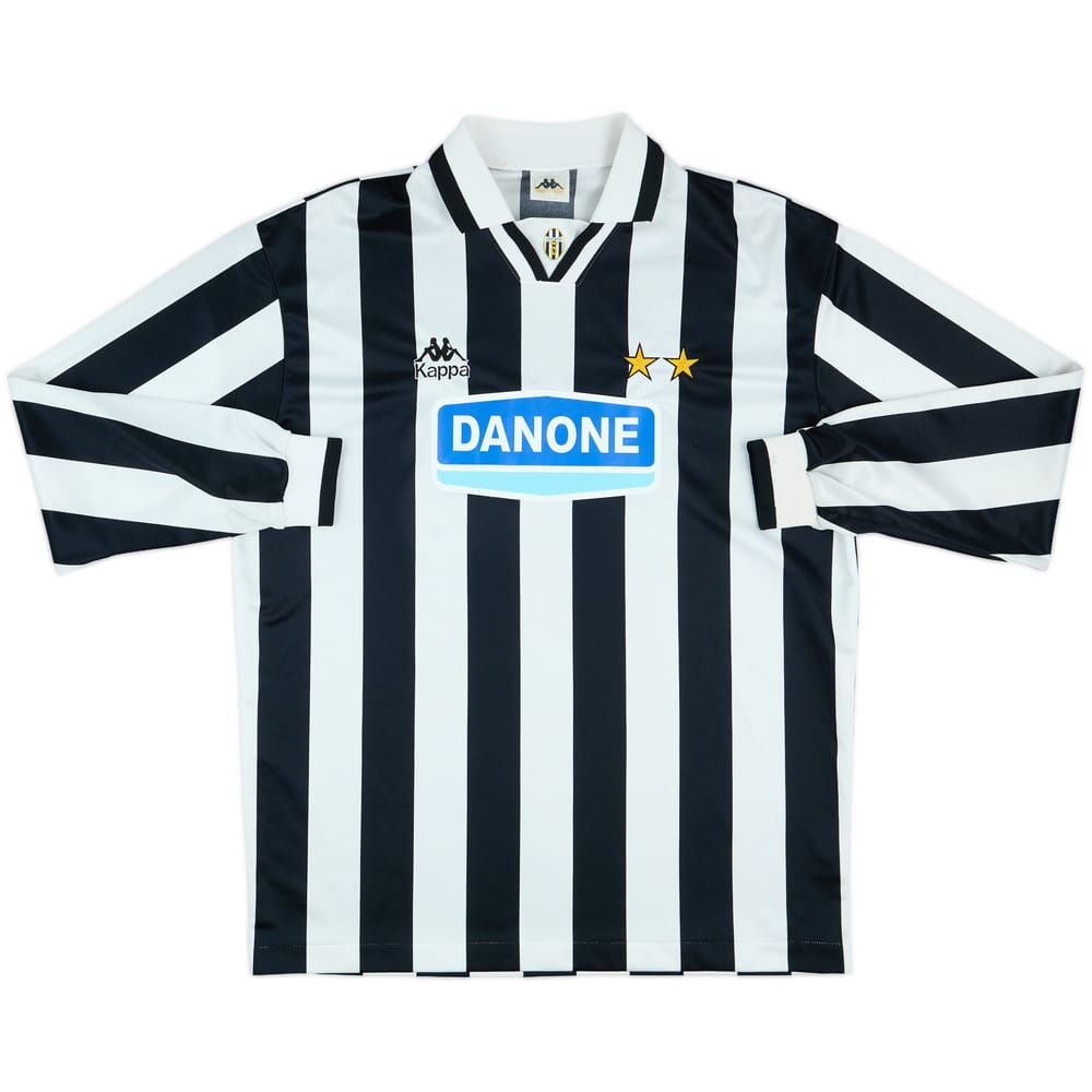 1994-95 Juventus Home L/S Shirt - 8/10 - (XL)