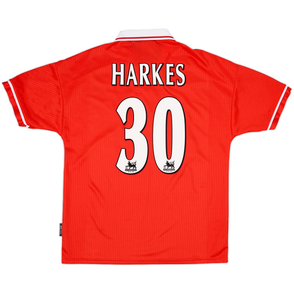 1998-00 Nottingham Forest Home Shirt Harkes #30 - 8/10 - (L)