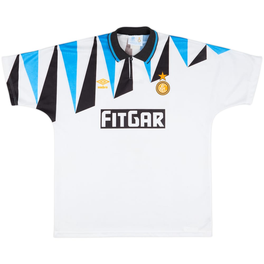 1991-92 Inter Milan Away Shirt - 9/10 - (XL)