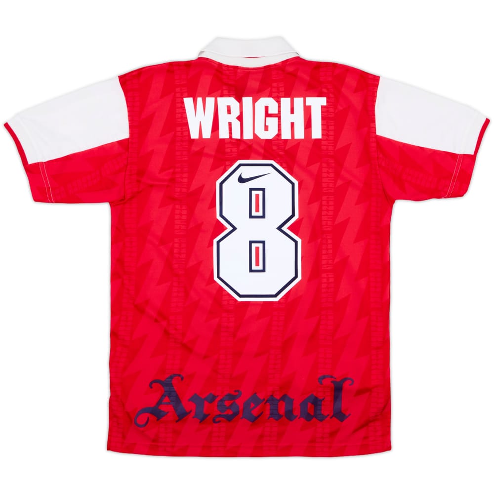 1994-96 Arsenal Home Shirt Wright #8 - 8/10 - (M)
