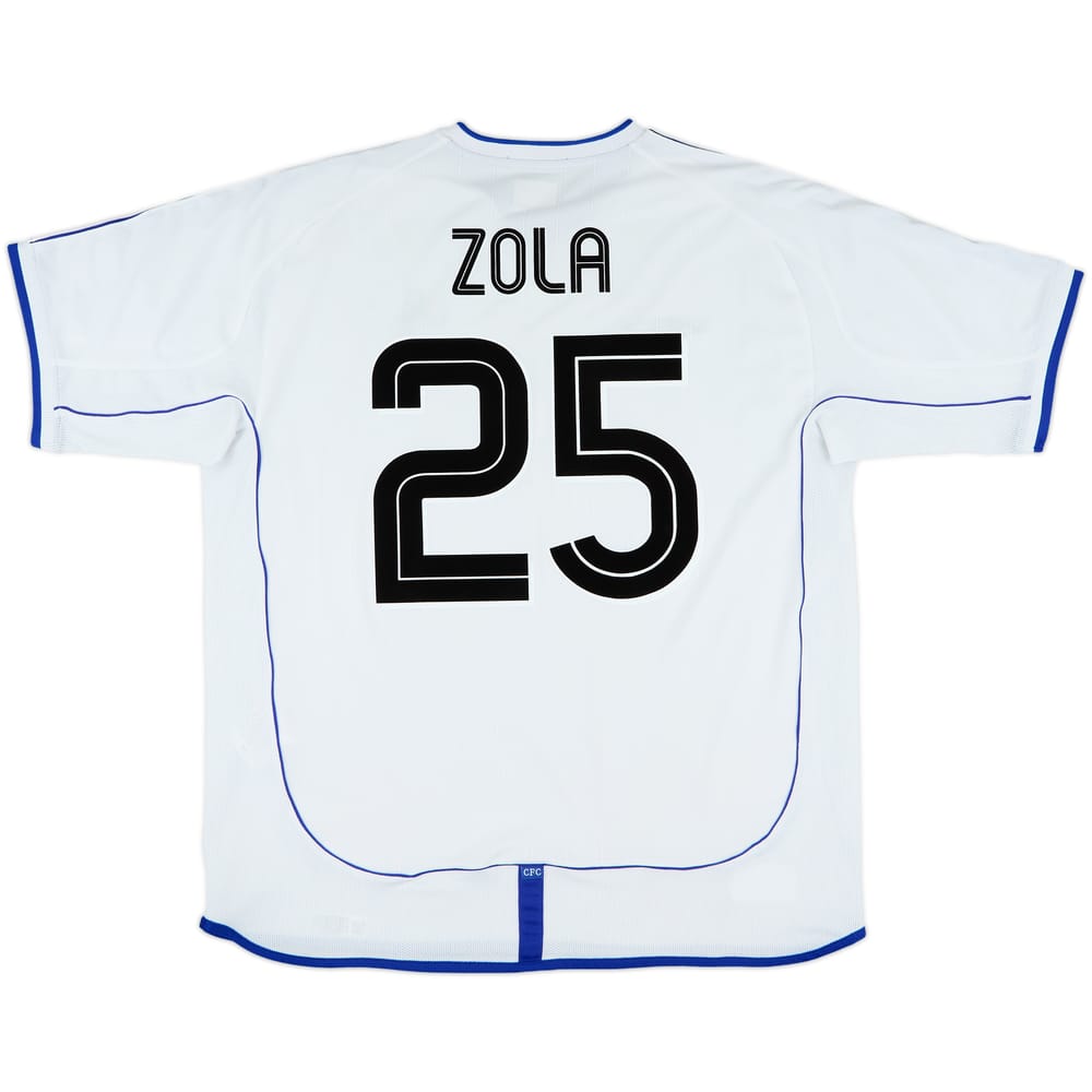 2001-03 Chelsea Away Shirt Zola #25 - 8/10 - (XL)