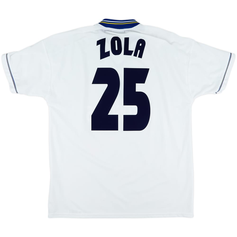 1998-00 Chelsea Away Shirt Zola #25 - 8/10 - (XL)