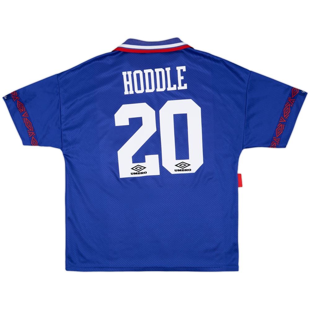 1993-94 Chelsea Home Shirt Hoddle #20 - 8/10 - (XL)