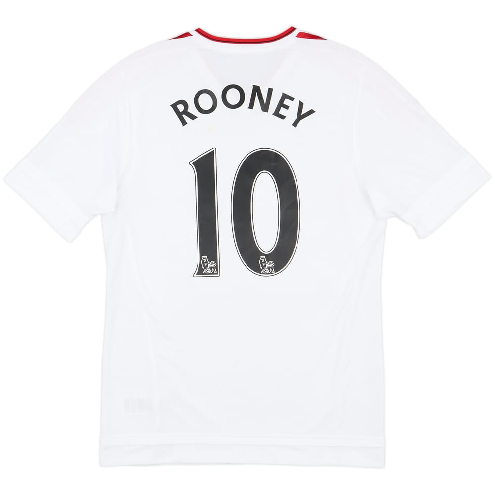 2015-16 Manchester United Authentic Away Shirt Rooney #10 - 9/10 - (L)