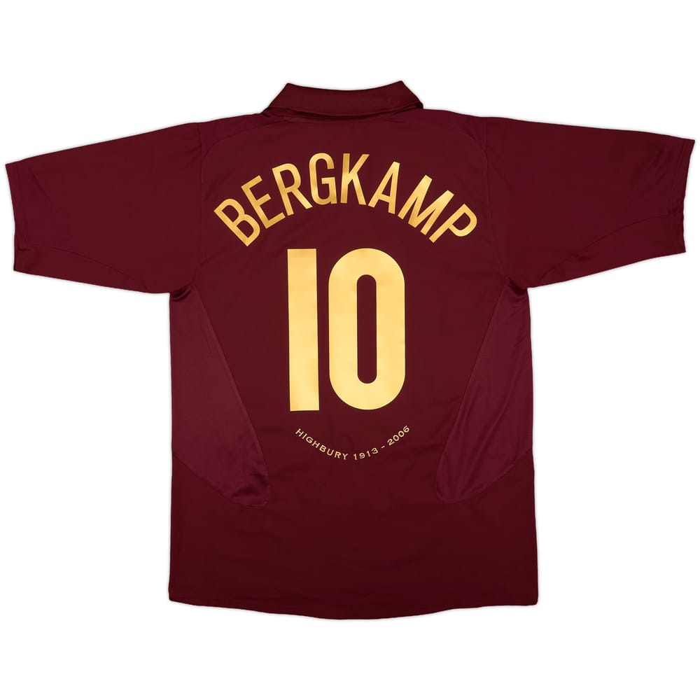 2005-06 Arsenal Home Shirt Bergkamp #10 - 10/10 - (L)