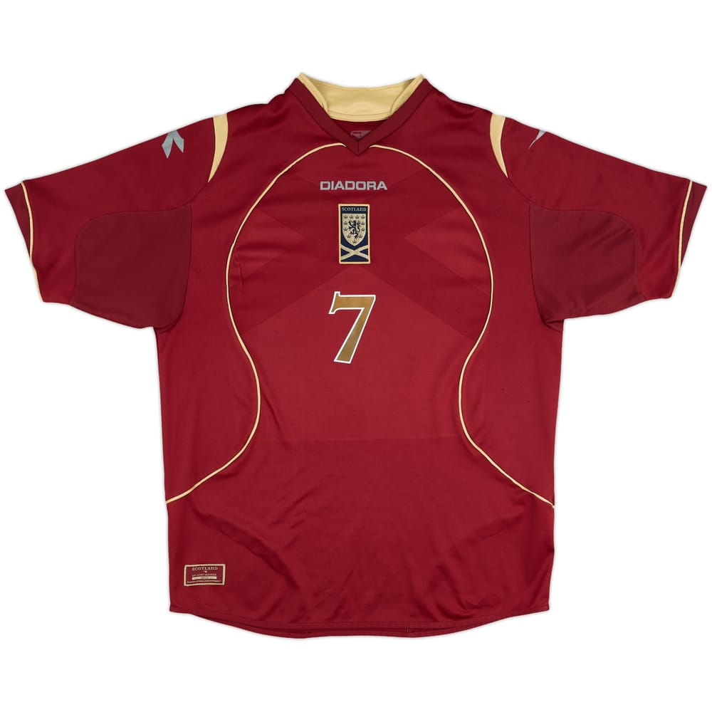 2007-08 Scotland Third Shirt #7 - 8/10 - (XL)