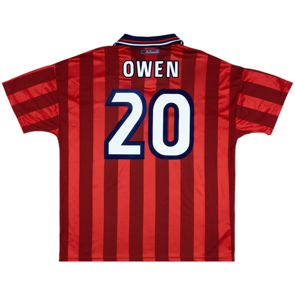 1997-99 England Away Shirt Owen #20 - 9/10 - (XXL)