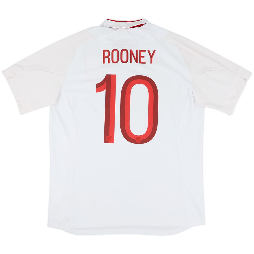2012-13 England Home Shirt Rooney #10 - 8/10 - (XL)