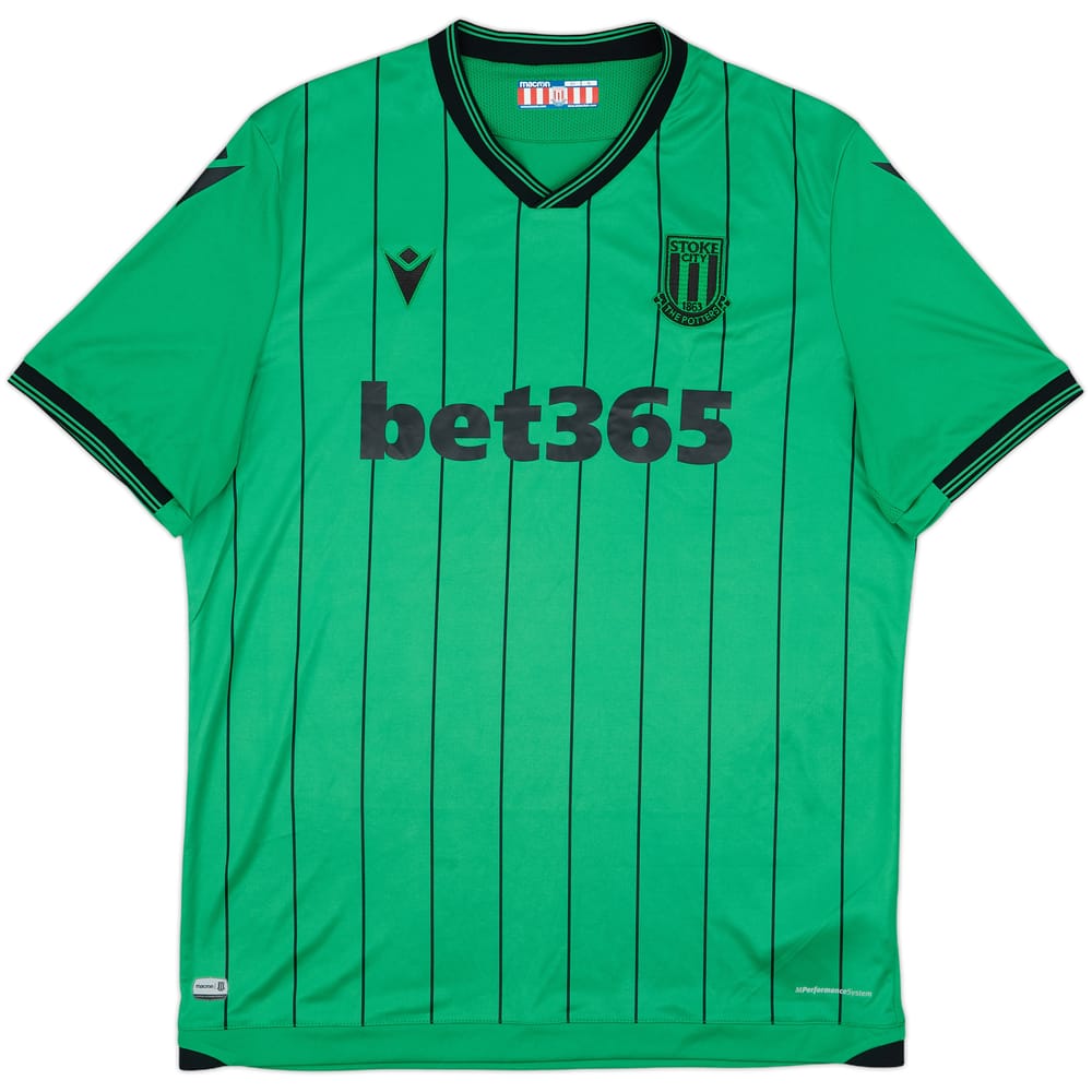 2021-22 Stoke City Away Shirt - 10/10 - (XL)
