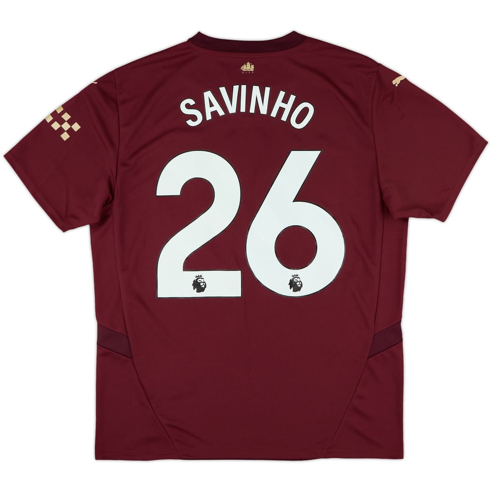 2024-25 Manchester City Third Shirt Savinho #26 (L)