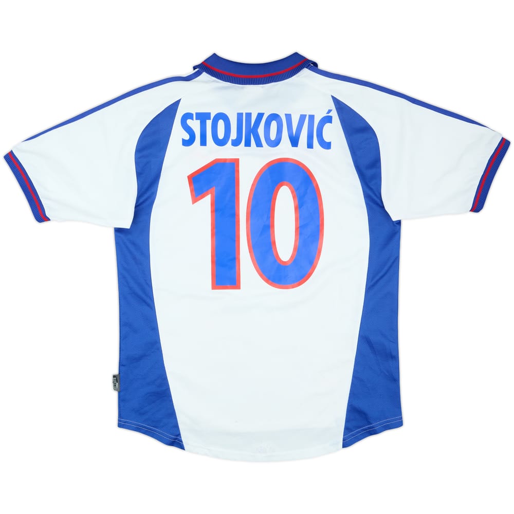 2000-01 Yugoslavia Away Shirt Stojkovic #10 - 7/10 - (M)