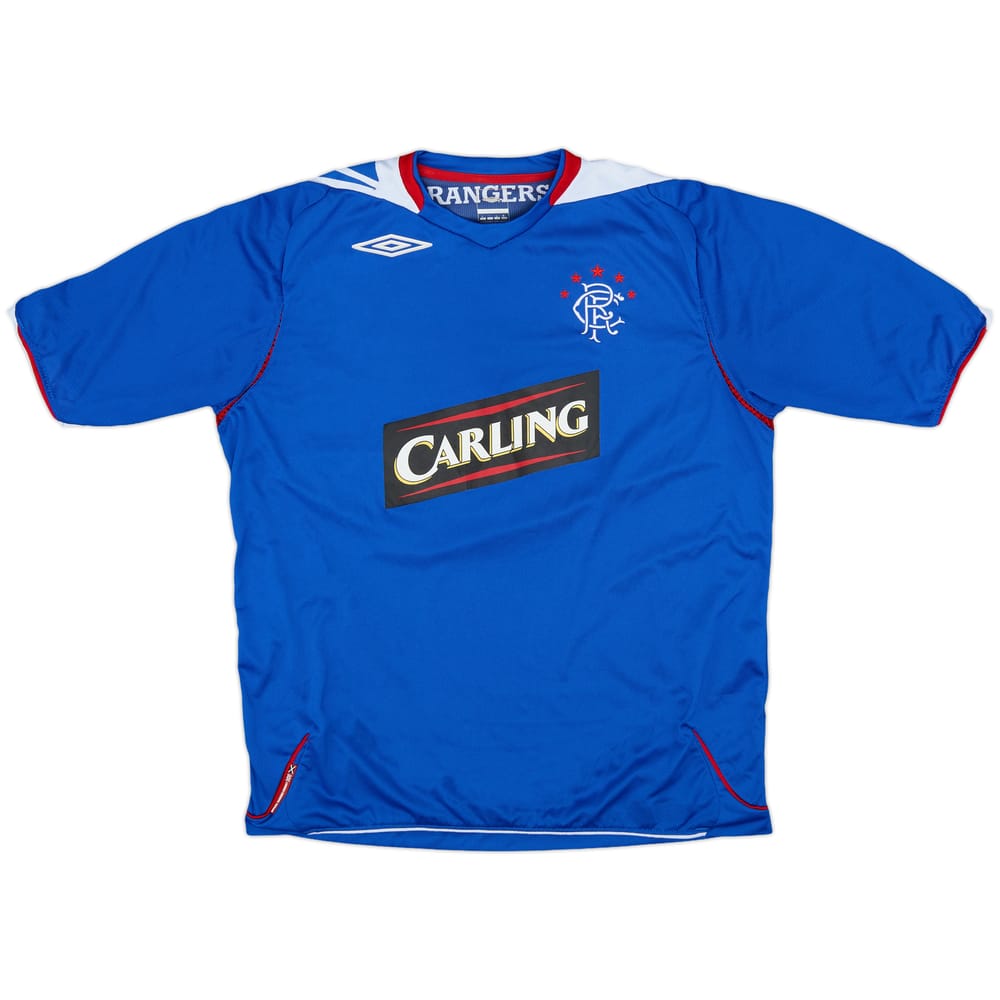 2006-07 Rangers Home Shirt - 8/10 - (L)