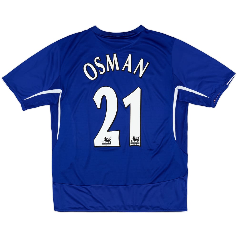 2005-06 Everton Home Shirt Osman #21 - 9/10 - (XL)