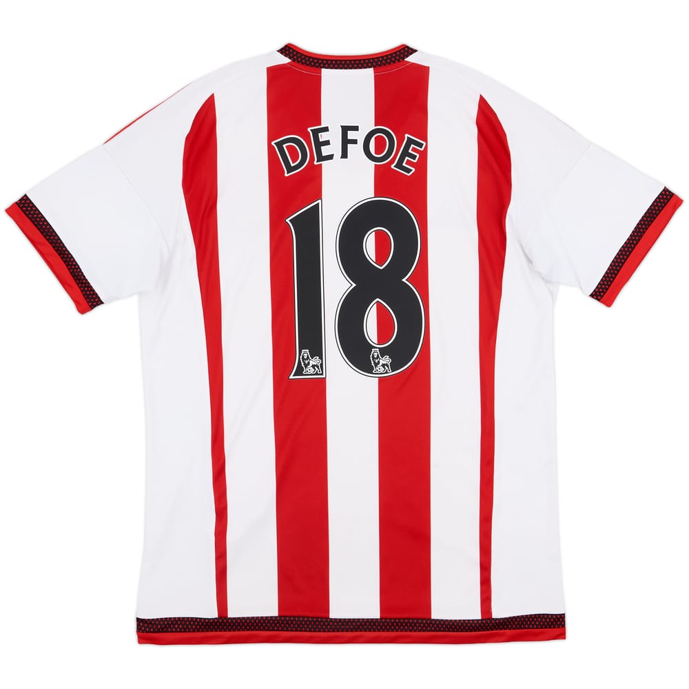 2015-16 Sunderland Home Shirt Defoe #18 - 6/10 - (L)